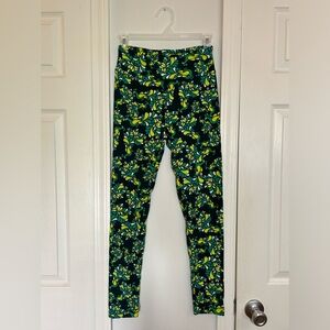 LuLaRoe Leggings with Unique Peacock Pattern